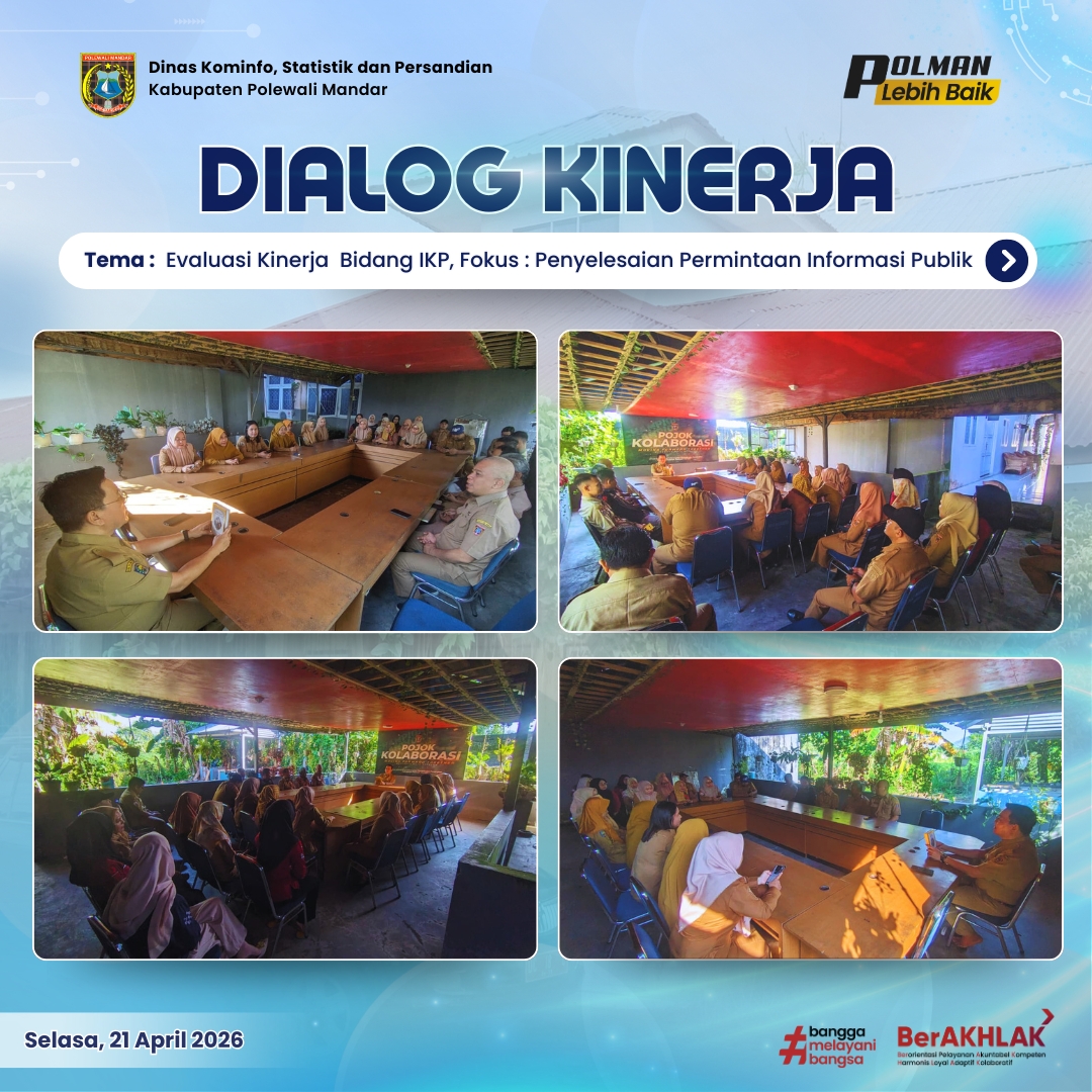 Dialog Kinerja Dinas Kominfo SP Selasa 21 April 2026