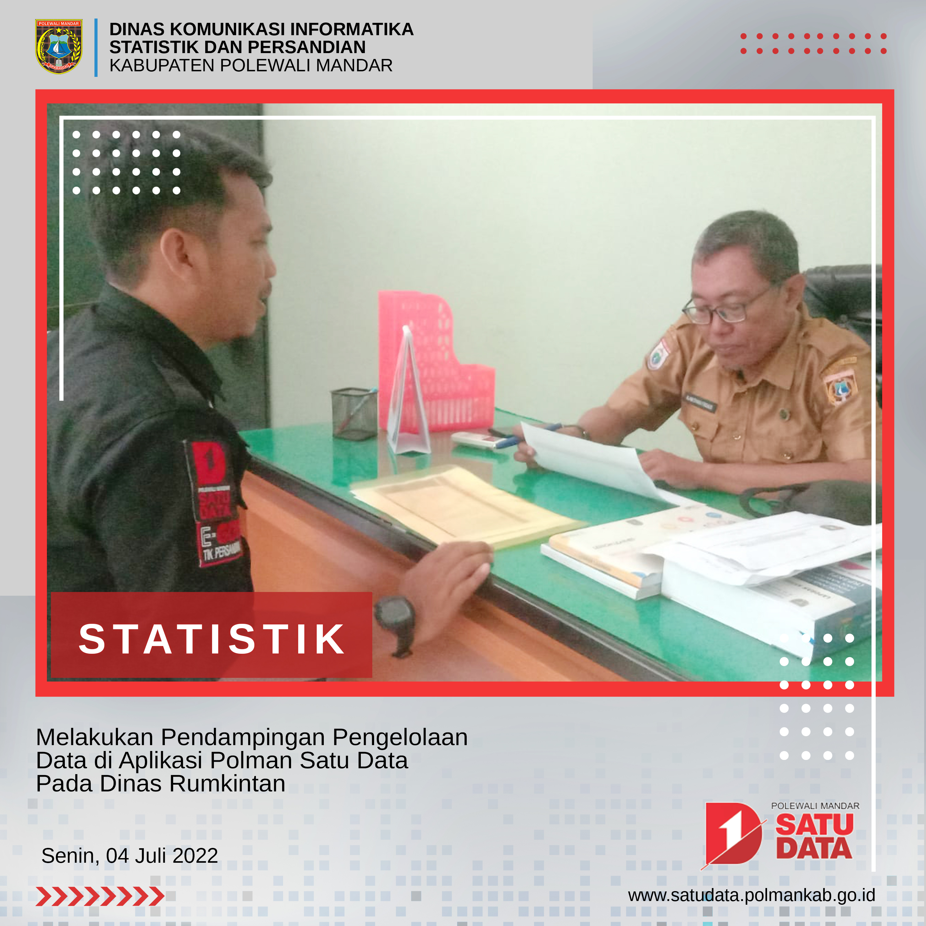 Publish foto kegiatan Statistik